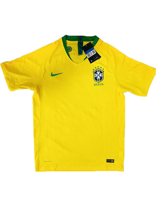Brazil maillot rétro uniforme de football premier maillot de football pour hommes 2018